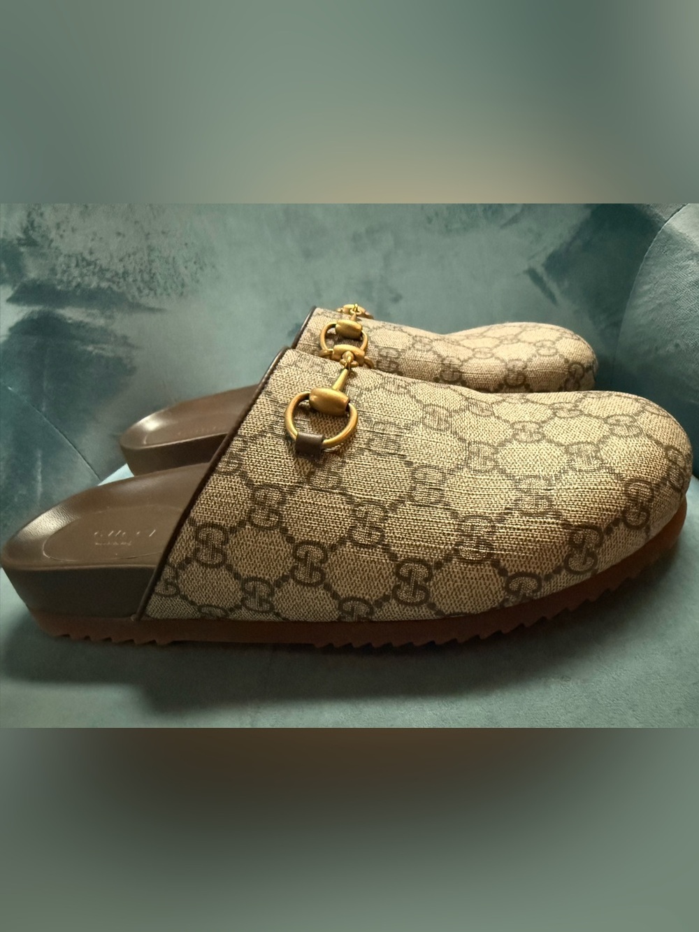 Gucci Sol GG Canvas Clog NWT - Picture 9 of 16